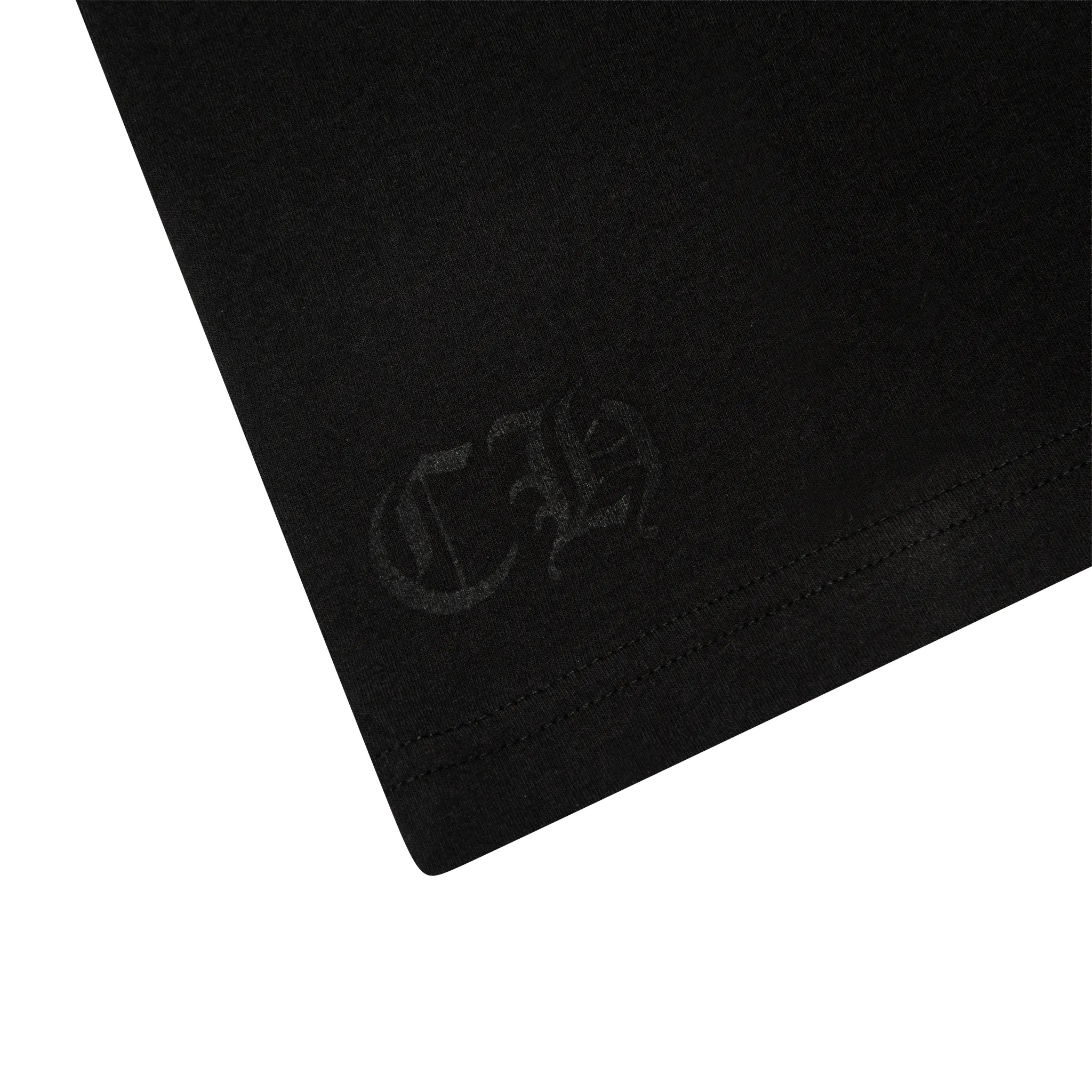 Detailed Side Logo Chrome Hearts 1988 Neck Logo Black Blue Pocket T Shirt